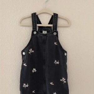 H&M Kids Embroidered Overall Dress
